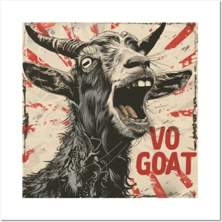 Go Vote Vo Goat Posters and Art